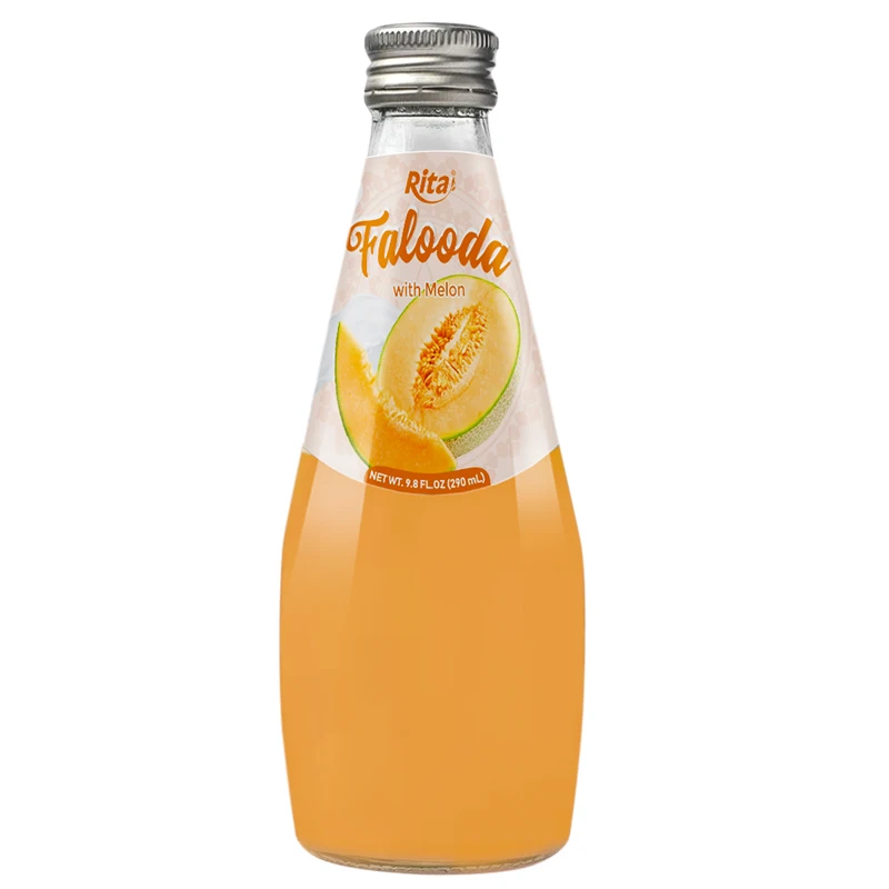 Vietnam Beverage Company 290ml Glass Bottle Mango Falooda Drink  High Multiple Juice Original Factory Customized