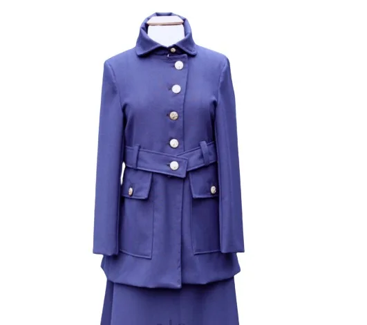 Мужское длинное зимнее пальто из 100% шерсти