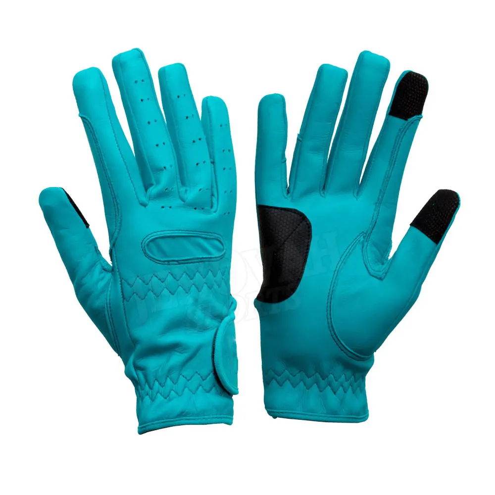 Super Soft  Leather Horse Riding Gloves New Design Breathable Riding Gloves Equestrian