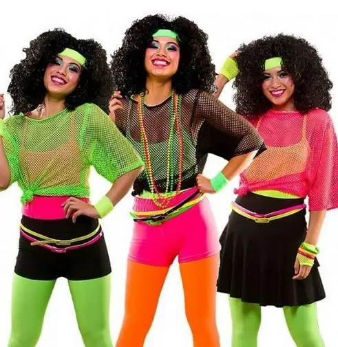 2024 new style hot sale adult film neon color polyester women fishnet lingerie sexy