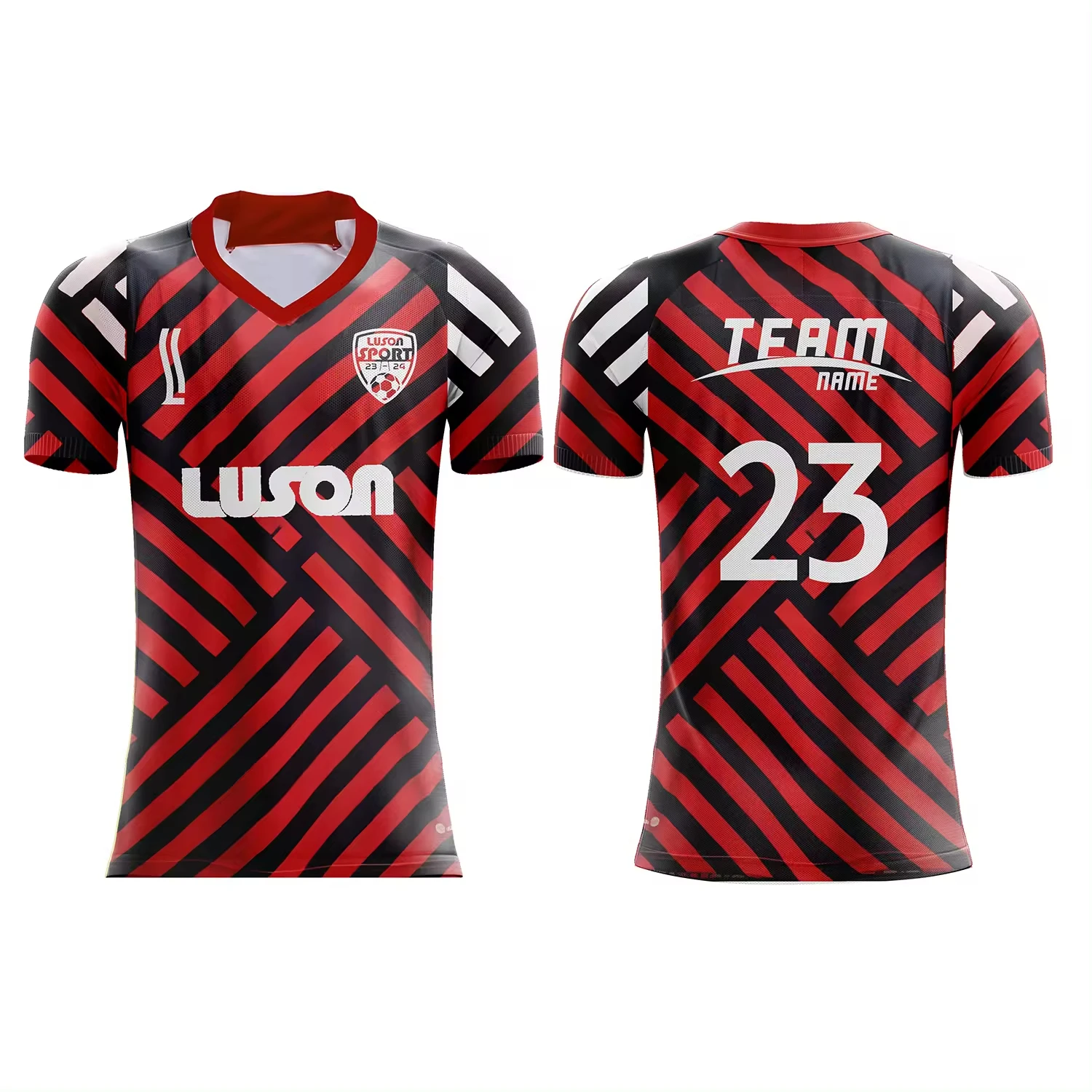 LUSON Wholesale American Football Jersey Club Team Training Football Soccer Wear Custom Custom Soccer Jerseys
