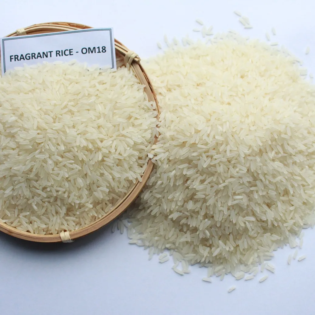 Высококачественный аромат с длинным зерном OM18/рис жасмин, белый ароматизированный рис из Вьетнама, оптовая продажа