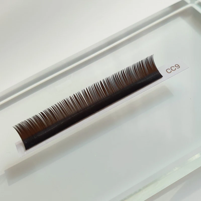 [ROSE LASH] 2022 Best Selling DARKBROWN Individual Eyelash Extension Long Lasting Curl No Kink No Sticky Korea PBT