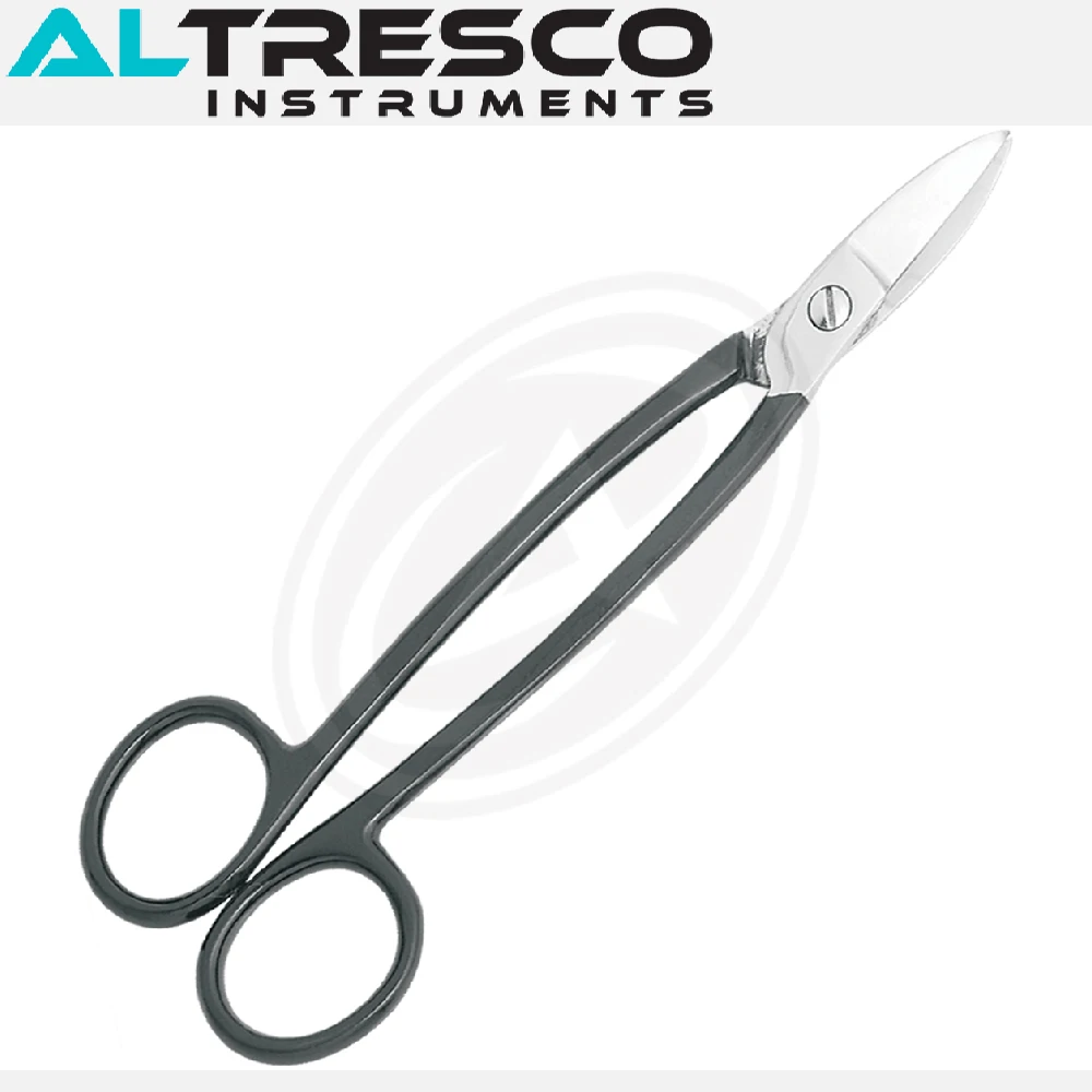 Jewellers Snips Stainless Steel Spring Inside Lap Joint (Back Lock) available in straight and curved Blades (Lacquered Handle)