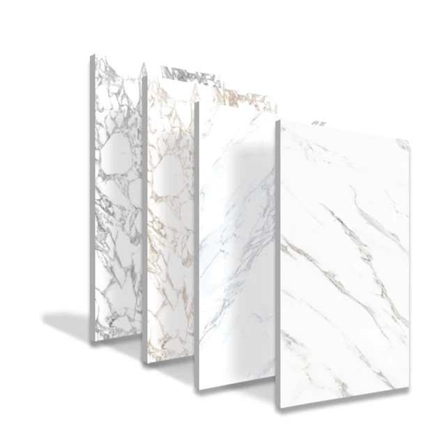 White Marble Polished Glazed Porcelain Floor Tile Porcelain 800x1600 mm Wall and Floor Tile For Bedroom And Waiting Area Use