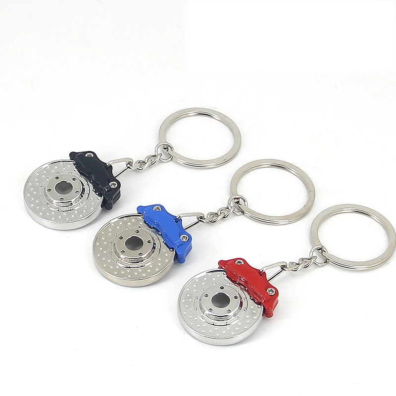 2024 Hot Selling Metal Car Keychains Wheel Hub Brake Disc Gearbox Blower-Unique & Stylish Keychains