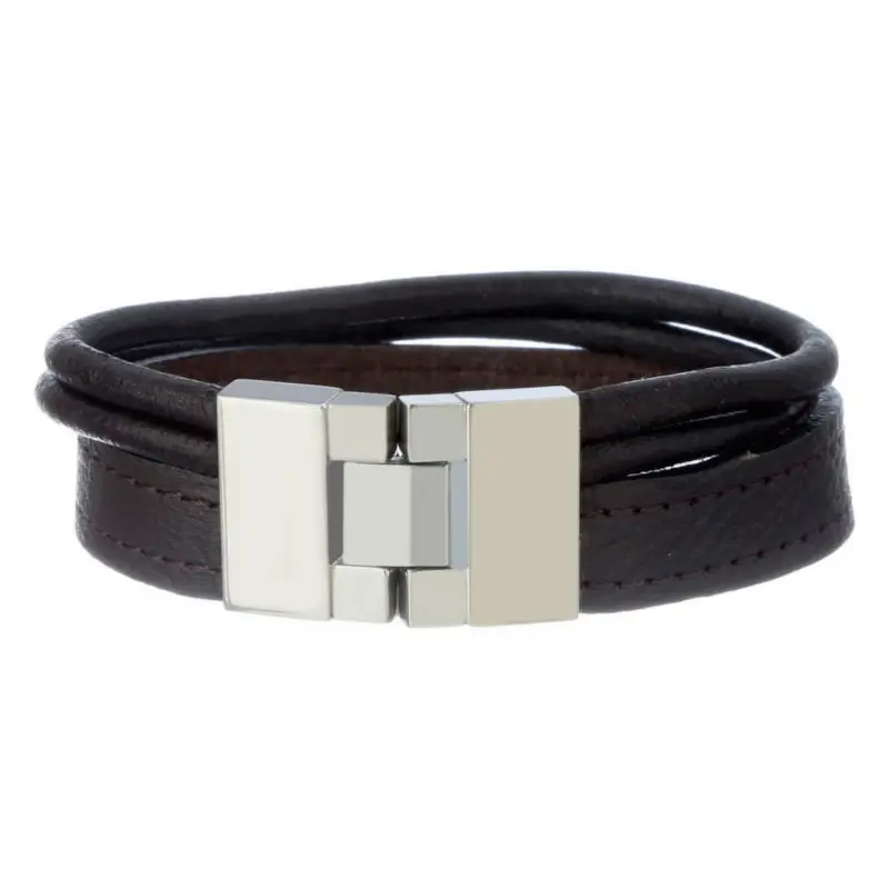 High Quality Luxury Magnetic Leather Bracelet Clasp