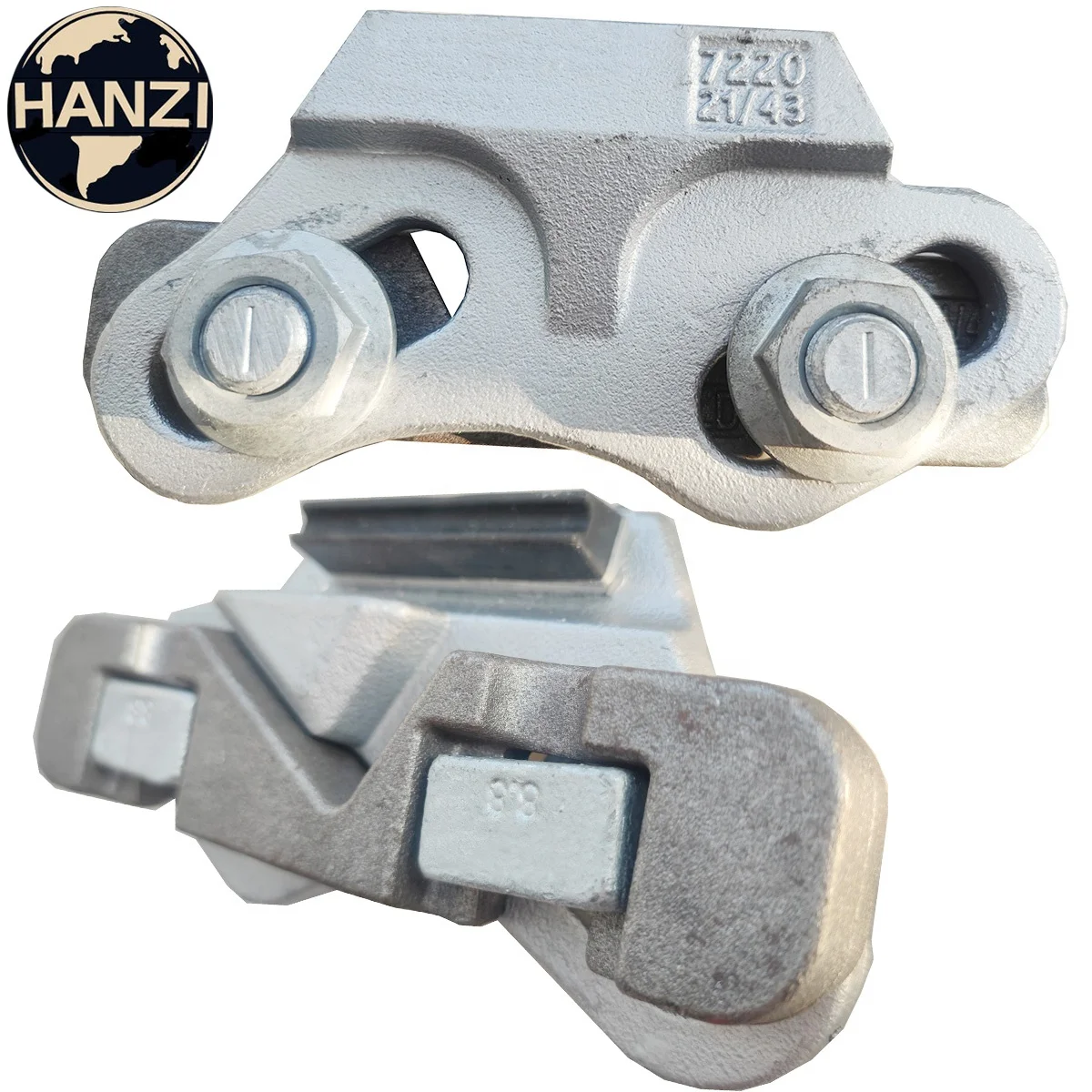 Two Piece Adjustable Crane Rail Fastening Fixing Clips
