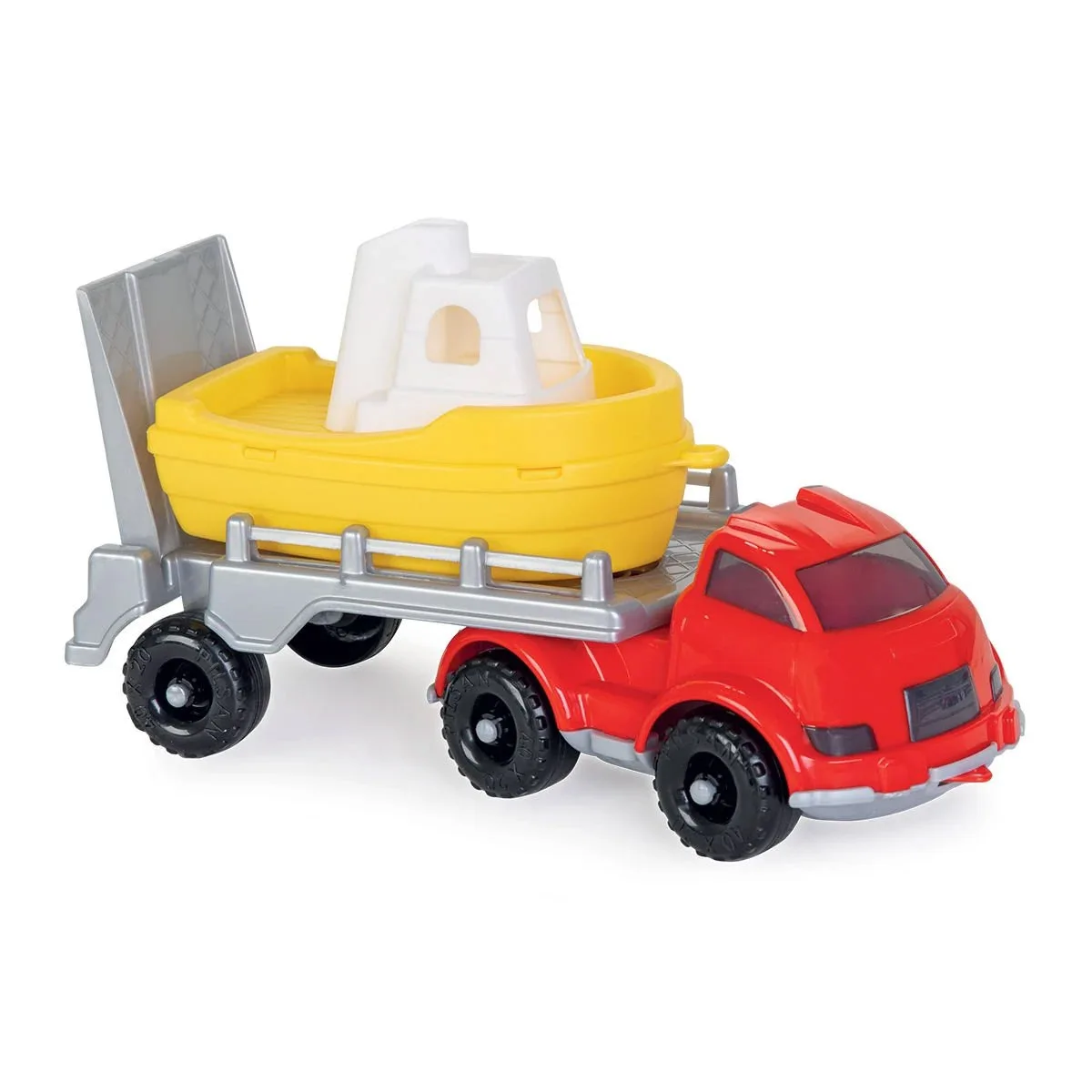 Wholesale Master Transport Truck with Ship Construction Toy Adventures High Quality Plastic Set Play Outdoor Indoor Toy For Kids