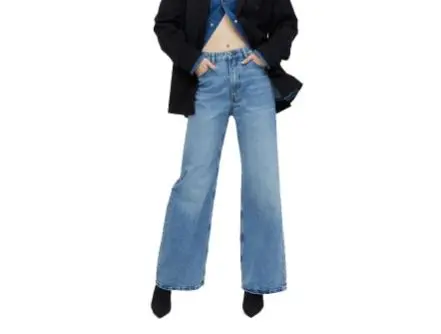 new arrival customized Good Price Loose jeans women show thin straight pants women casual style