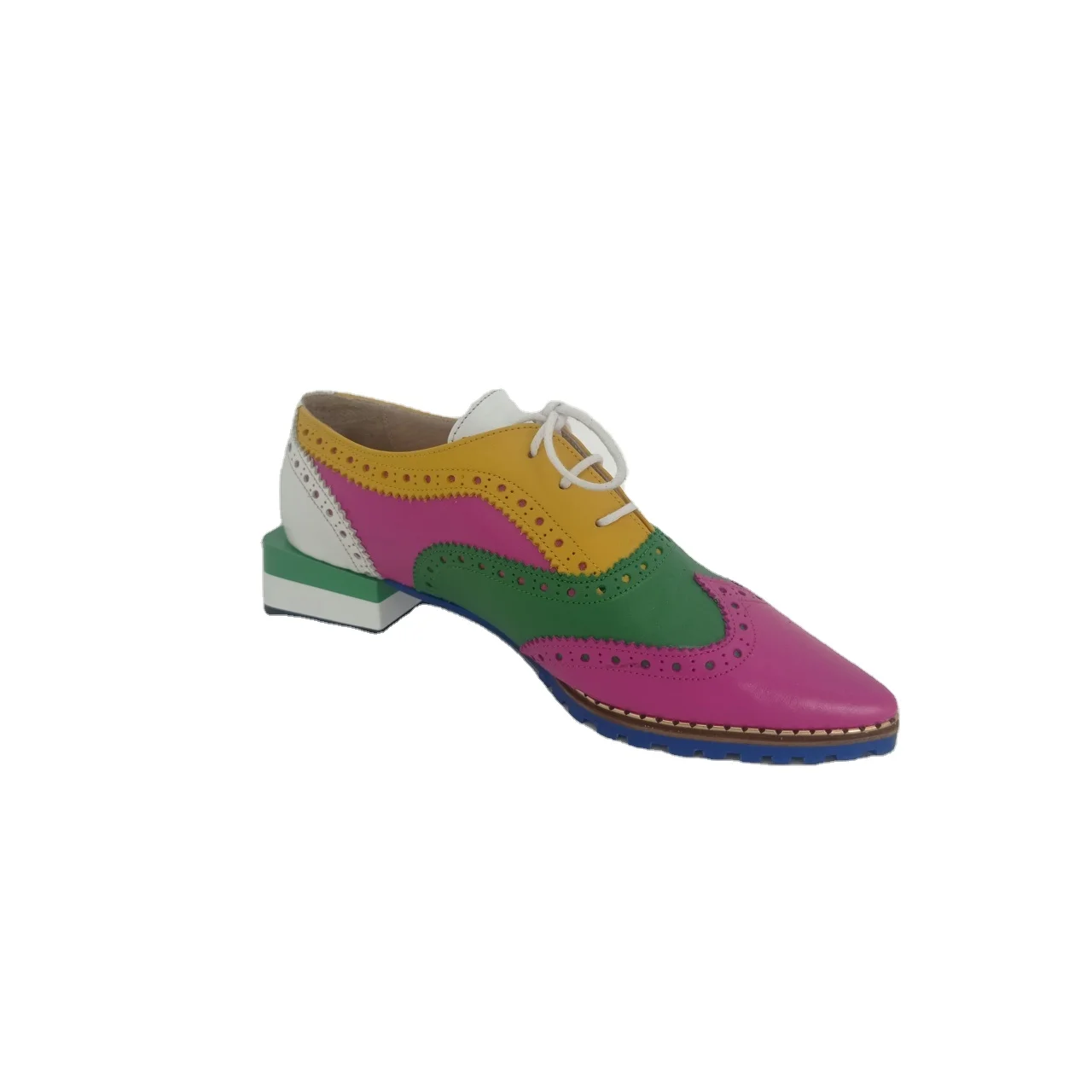 American Fashion Shoes mixed Full Colour formal ladies high Oualty shoes women sandal heels Genuine Leather Soft Stuff 2024