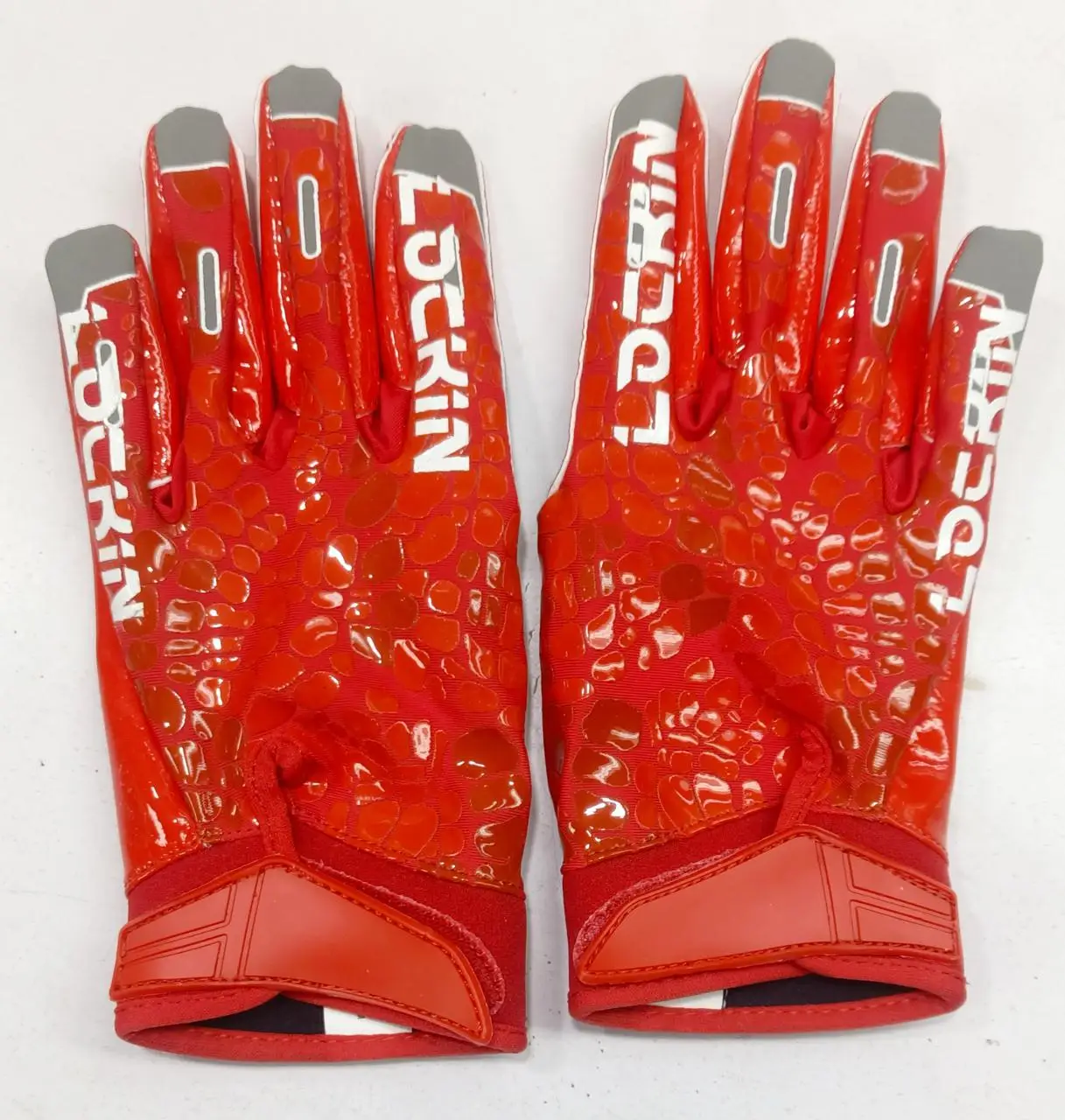 Breathable Heavy Duty American Football Gloves New Style American Football Gloves Sticky Palm Good Grip Higher Quality Gloves