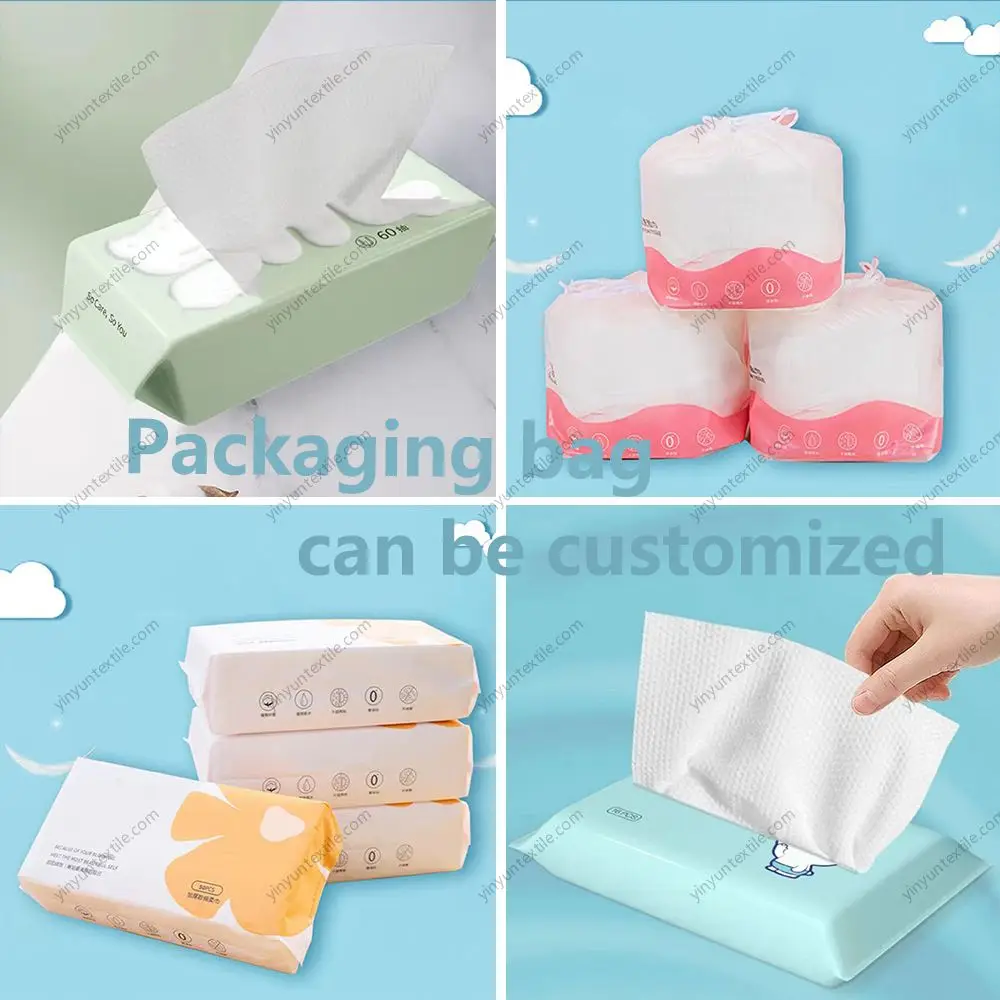 Disposable Spunlace Non-woven Material Face And body Care Tissue Wipes For Adult