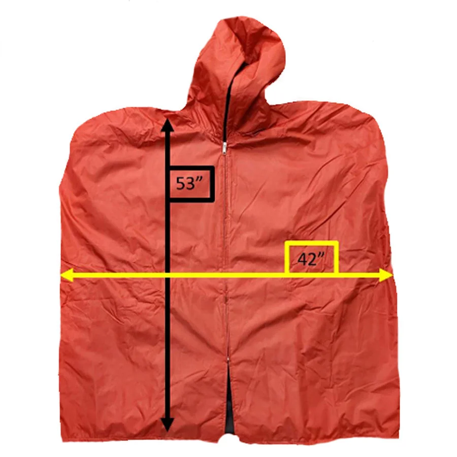 American Football Adult Junior Fleece Lined Sideline Cape Team Waterproof Warm Protective Cape Hood and Inside Pocket