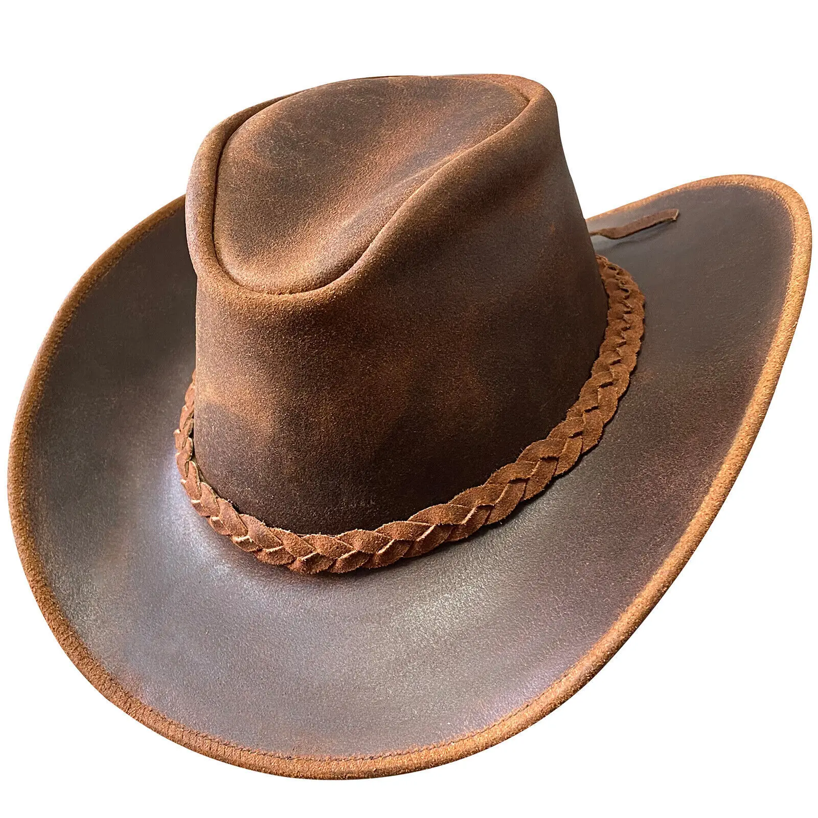 New Wholesale Fashion Cowboy Hat Custom Leather Cowboy Hats in Top Quality Material Stylish Hat With Customized logo and Color