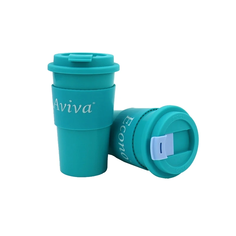 Wholesale  bulk cheap christmas coffee cup reusable sublimationcoffee mug plastic travel coffee cups with lids