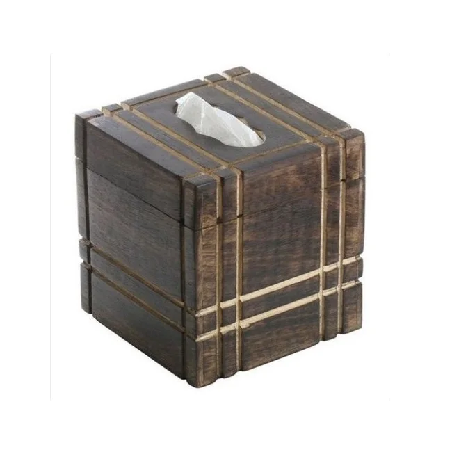 Декоративная посуда Новый Традиционный стиль эмалированная коробка для салфеток органайзер стола хранения