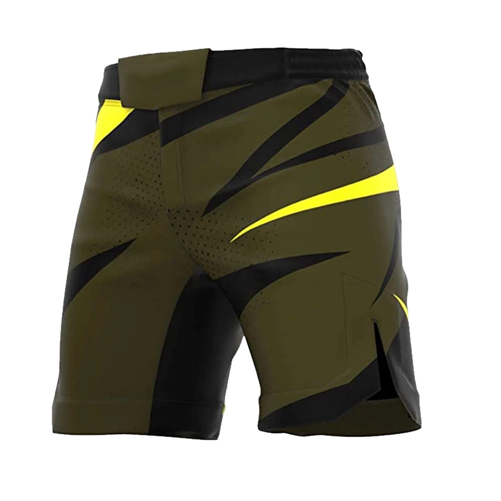 Mens Shorts Jiu Jitsu MMA Rash Guard 100% Spandex Polyester Boxing Shorts Custom Men Bjj MMA Shorts