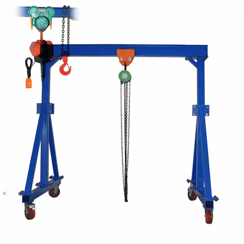 Стальной 5-тонный портативный подъемный козловой кран с цепной Талью