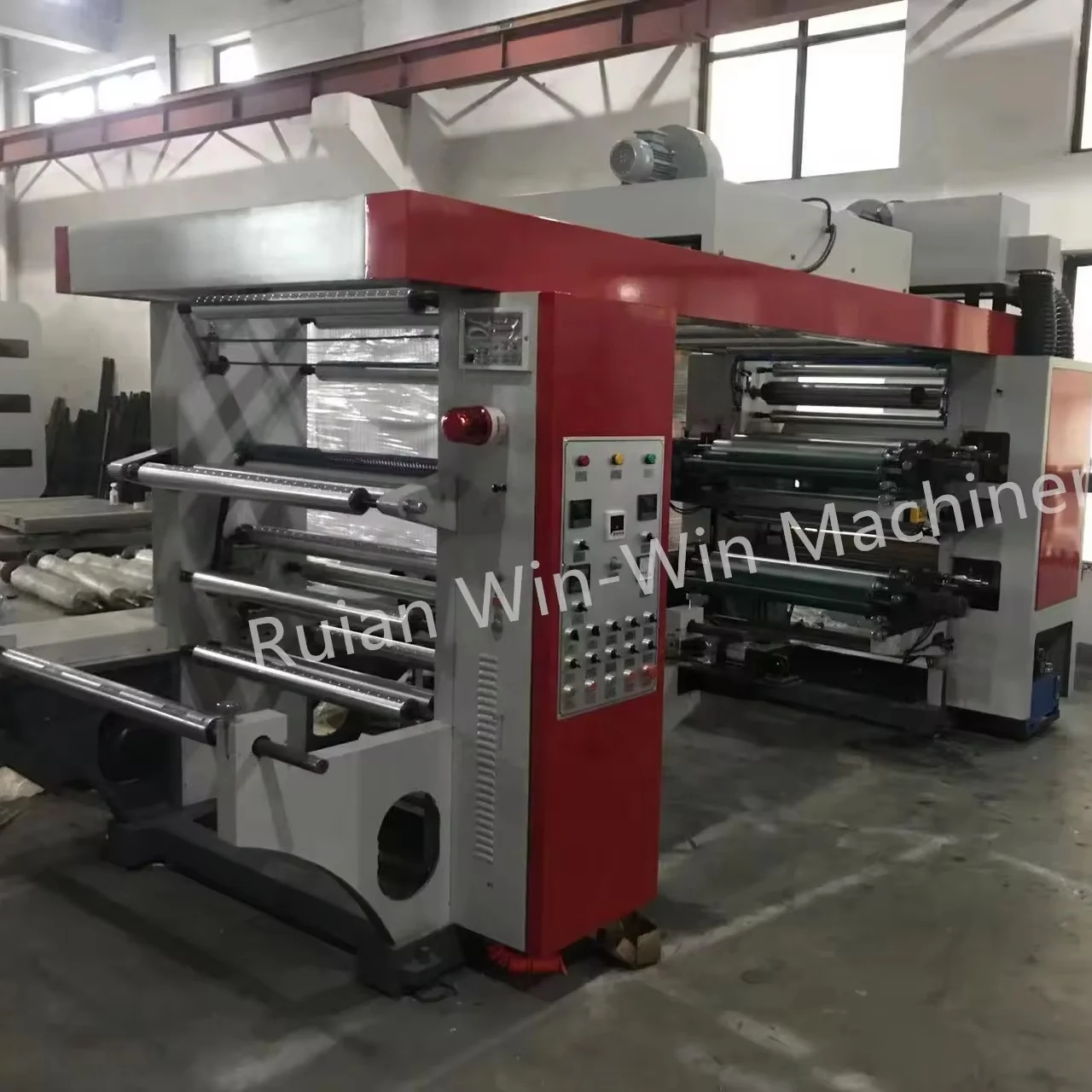 NXC-4600 Four Color flexographic printing machine with Helical gear