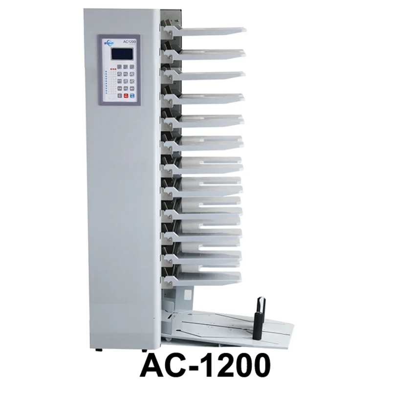 Super September NO MOQ Hot Sale 6/10/12 Trays Automatic Paper Sheet Collator Machine