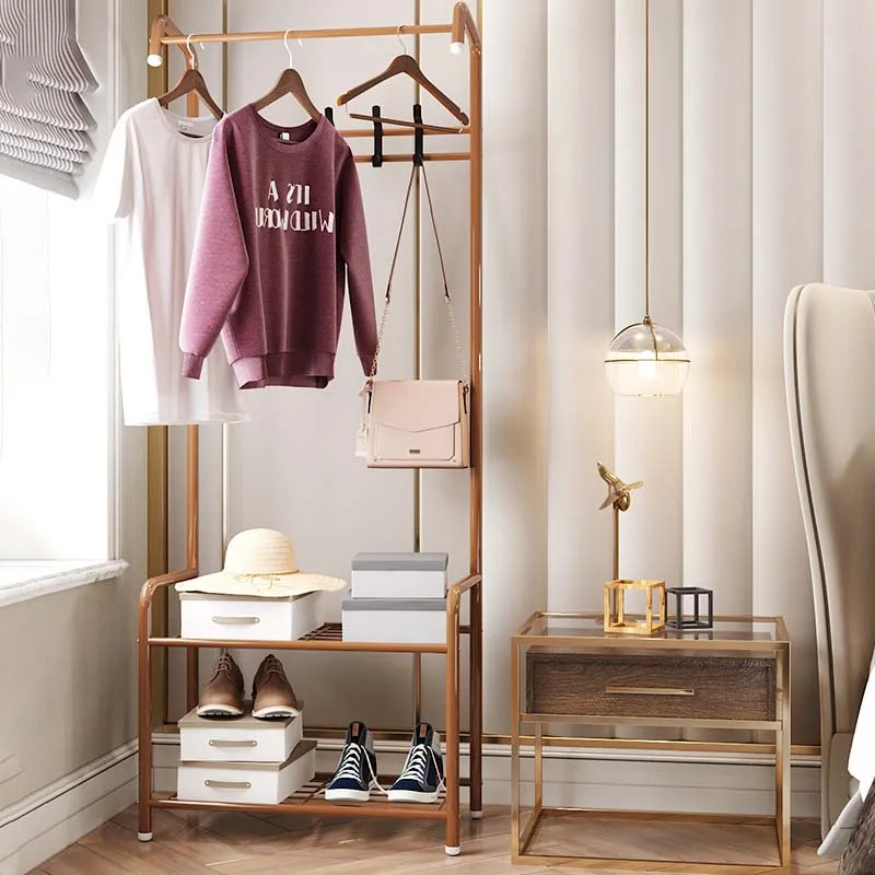 Household Clothing Rack Wholesale Doorway Shelf Heavy Duty Simple Shoes Clothes Rack