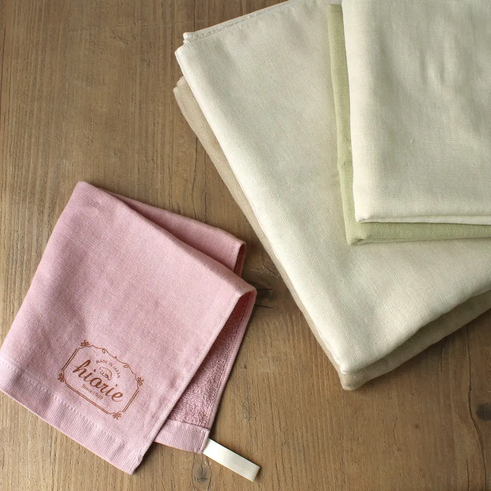[Wholesale Products] HIORIE Osaka Natural Color Gauze Towel 100% Cotton Hand Towel Face Towel Low MOQ Washable Soft Quick Dry