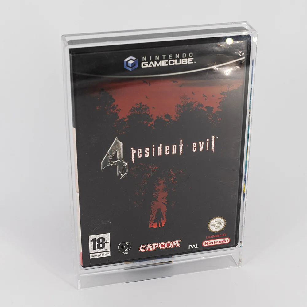 UV protection Acrylic display case for Nintendo GameCube video games collection