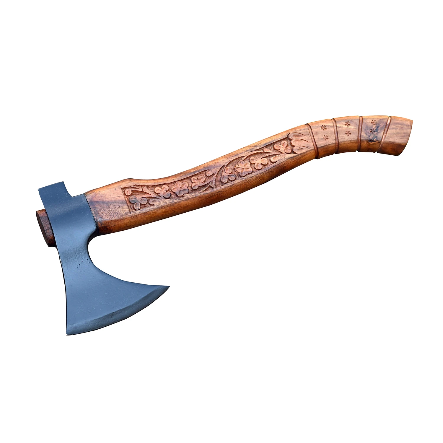 New Wholesale Outdoor Household Hunting Axe handle engraved Camping Survival Tactical Axe Forging Cutting Wood Bone Hatchet
