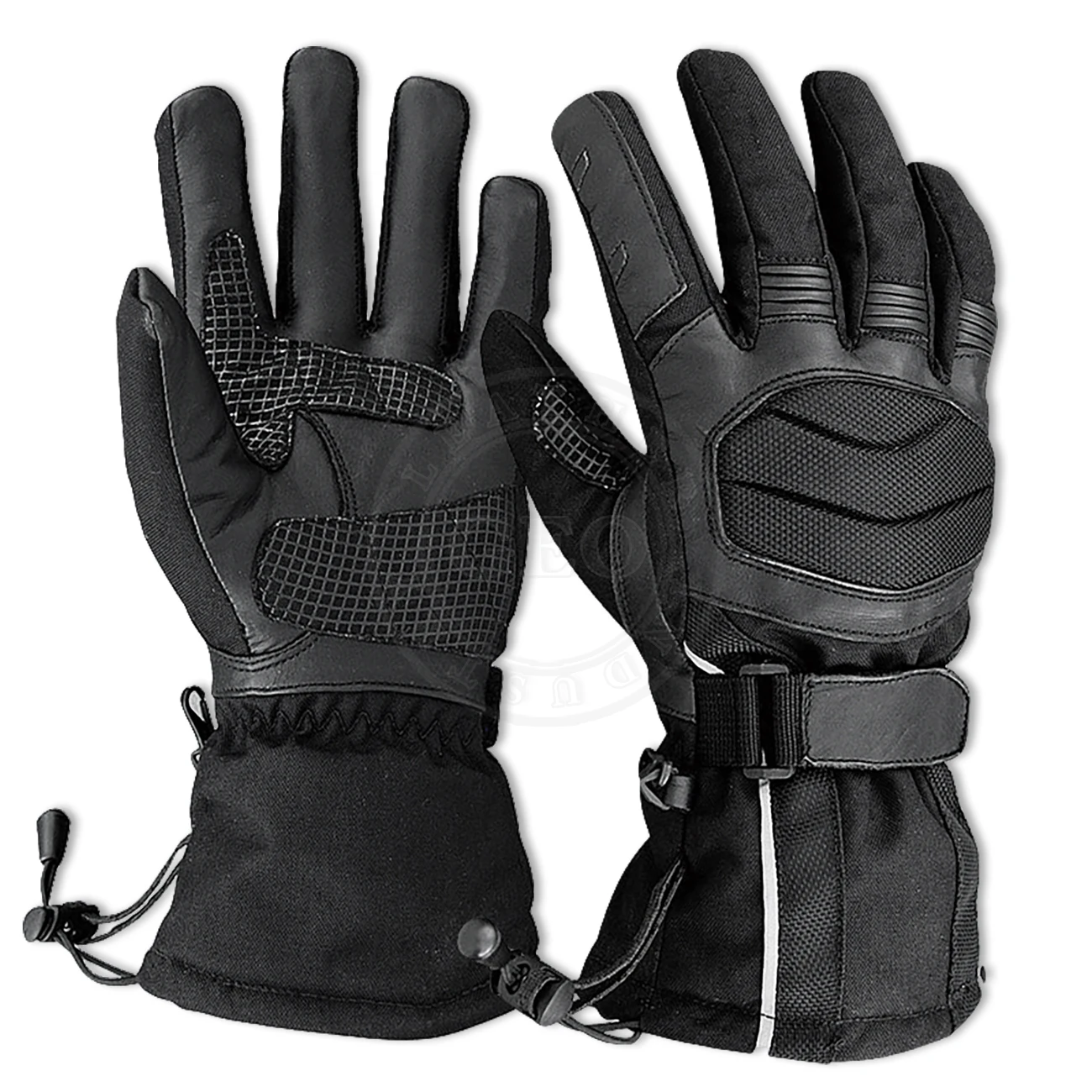 Мужские водонепроницаемые мотоциклетные кожаные перчатки