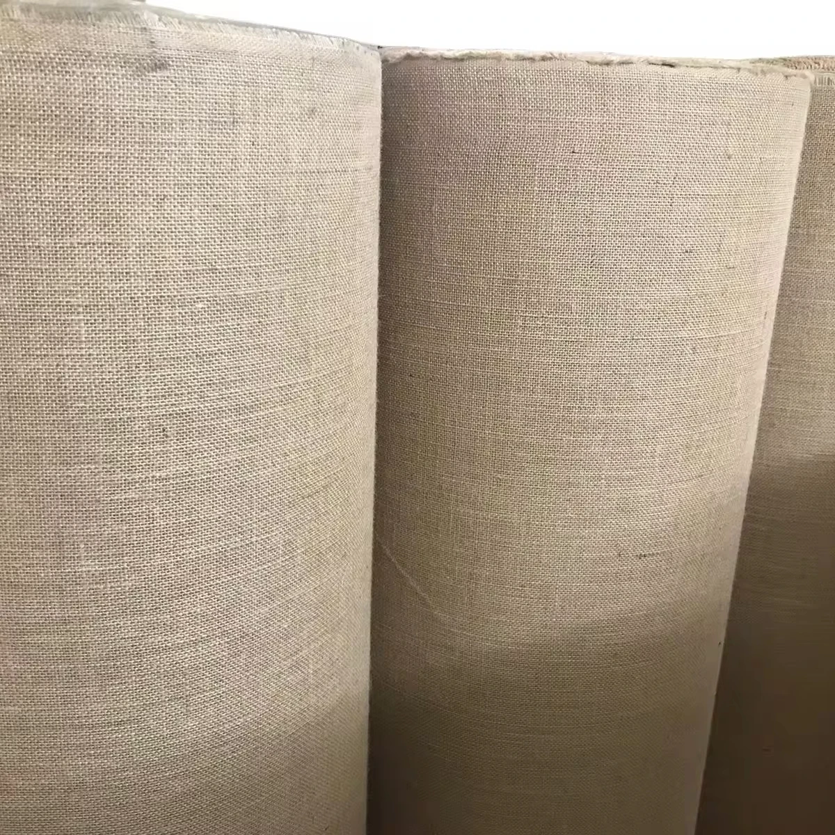 Eco-Friendly 100% Jute Woven Knitted Bag Material 14/15 Laminated Jute Fabric Manufactured and Exported from Kolkata