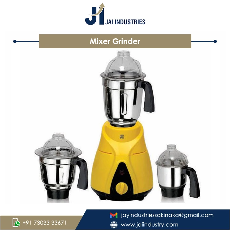 18000 RPM High Speed Mixer Grinder Machine with New Beater Ejector Button Customized/OEM Services Available for Wholesale Buyers