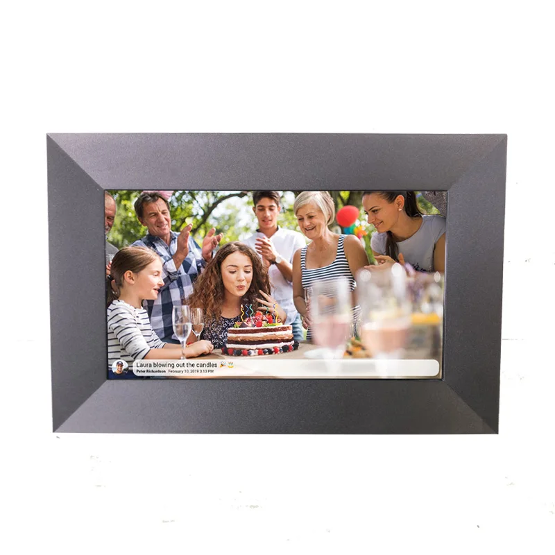 2024 новый дизайн Заводская цена 7 дюймов 16/32 ГБ облако Wi-Fi LCD Share видео альбом рамка бесплатно скачать цифровая фоторамка