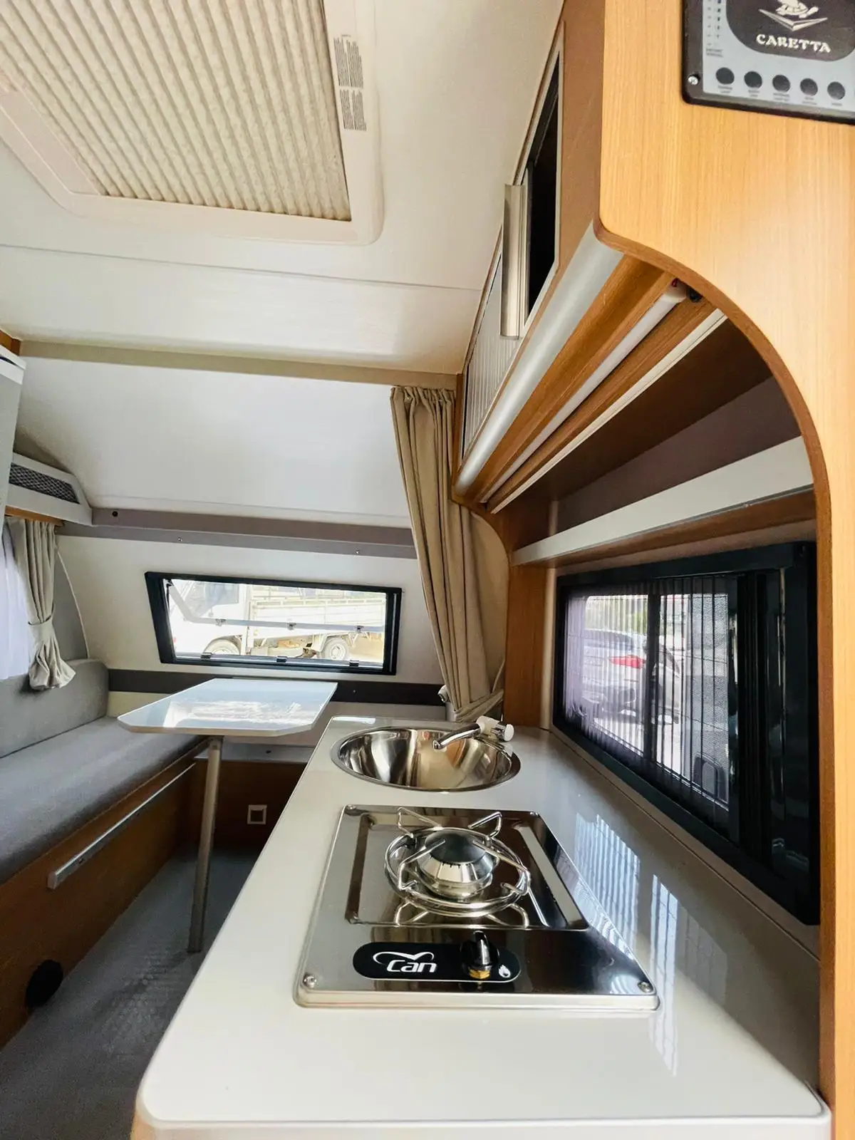 CARETTA UNCLE RV CAMPER 750 KG FAMILY CARAVAN MADE BY TURKISH MANUFACTURER BASOGLU CARAVAN