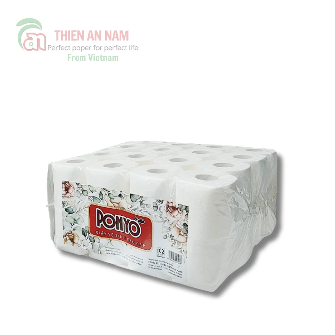 Customizable Jumbo Roll Sanitary Bath Toilet Tissue Durable Virgin Wood Pulp Pack for Toilets