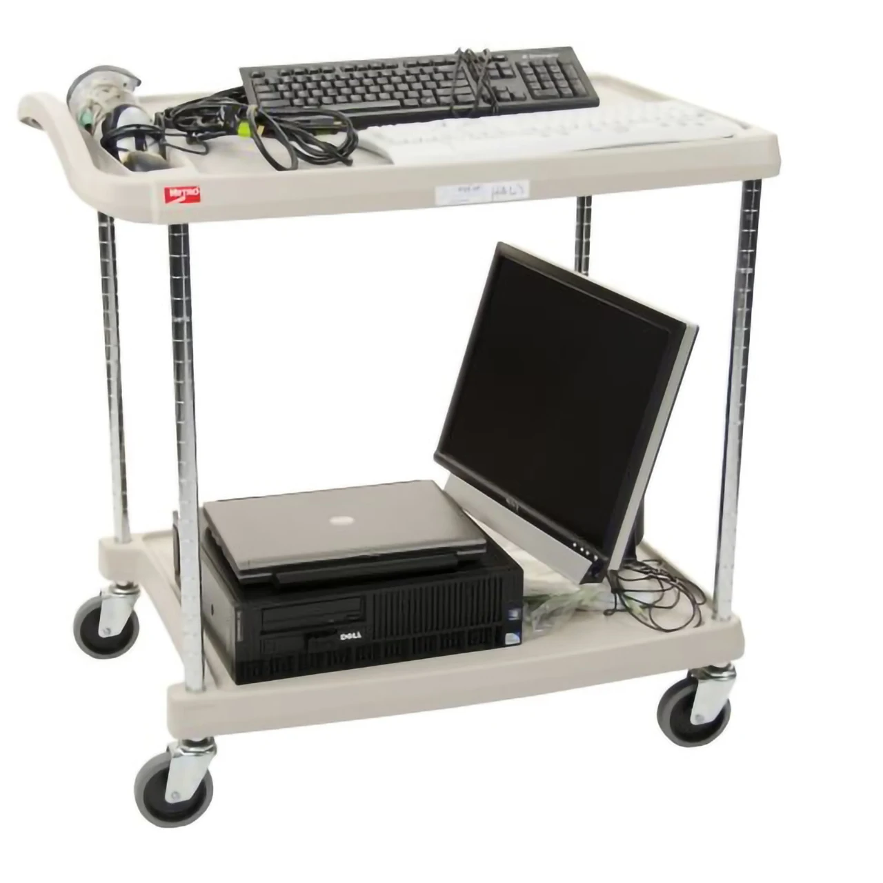 Top Grade Metro Shelves myCart Series 2-Shelf and 3-Shelf Utility Carts with Customized Multiple Layers