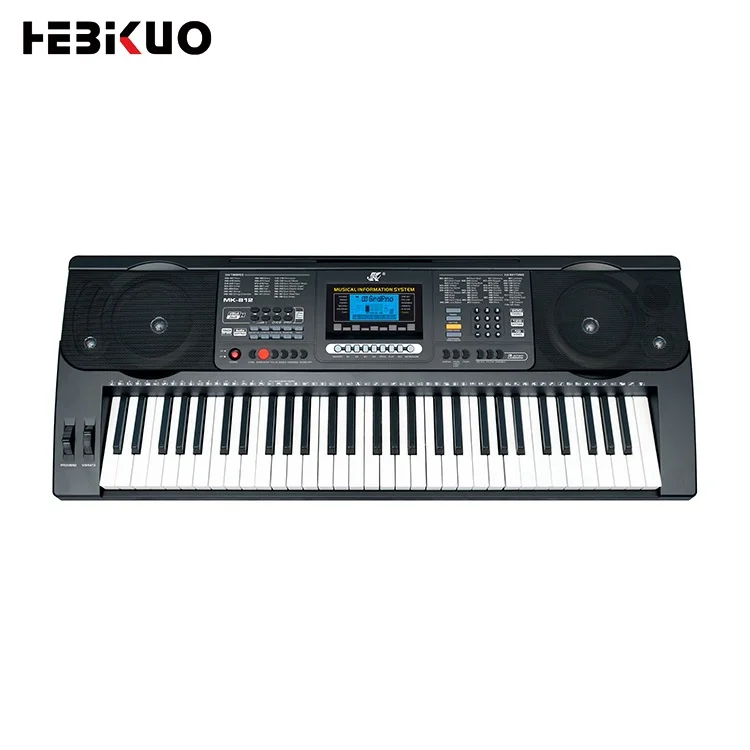 Portable Rhythm 128 Supplier LCD Display Type Music Electronic Keyboard Electrical 61 Keys Keyboard from Singapore