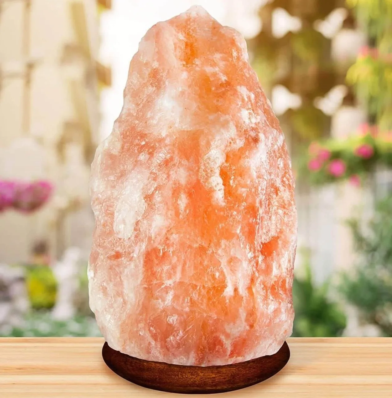 promotionCrystal Himalayan Salt Lamp Natural Hand Carved Small Size Red Salt Lamp For Home Decor Holiday Gift With Bulb And Cord