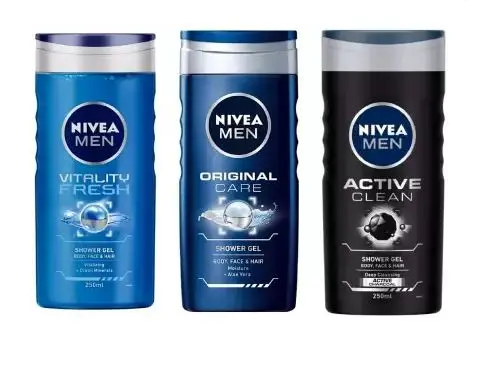 Nivea Men Body Wash Active Clean With Active Charcoal Shower Gel For Body Face & Hair, 250 ml At Best Price