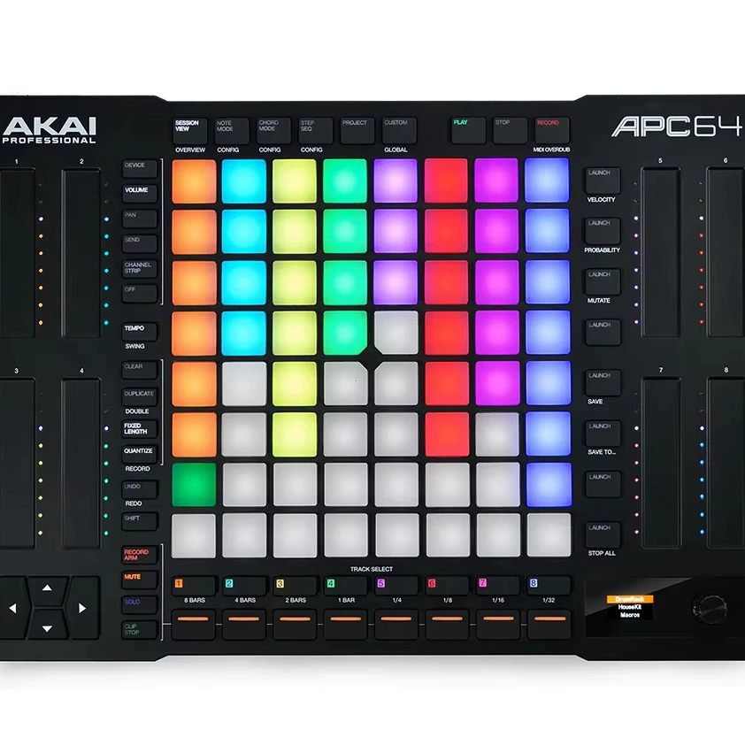 Top Notch sales For New Ableton MIDI Controller with Sequencer, 64 velocity-sensitive pads and 8 assignable touch strips