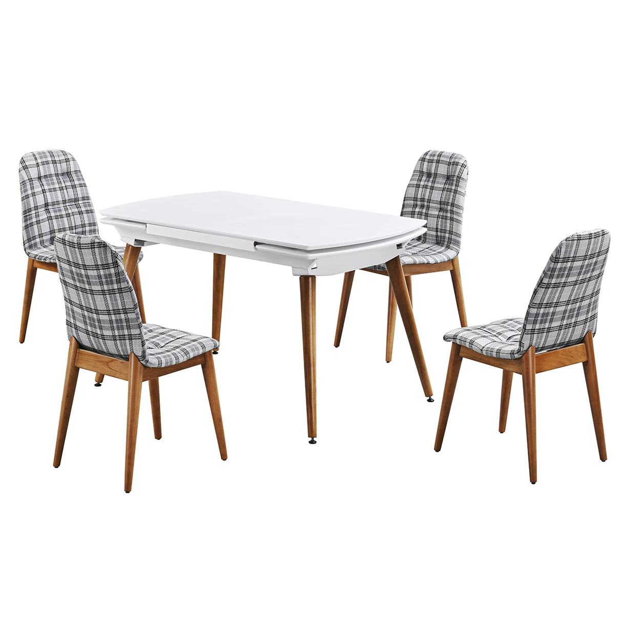 Siena White Table Chair Set FRL1032 - MD