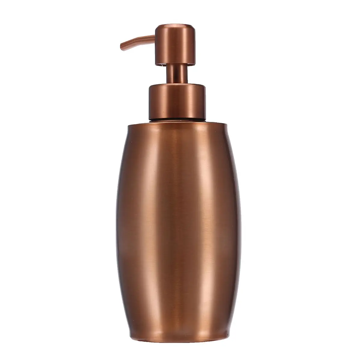 Premium Quality KGN BAS 8045 Unique Copper matt design Metal/Acrylic Soap Dispenser Fancy Lotion Bottle Bathroom Accessory Set