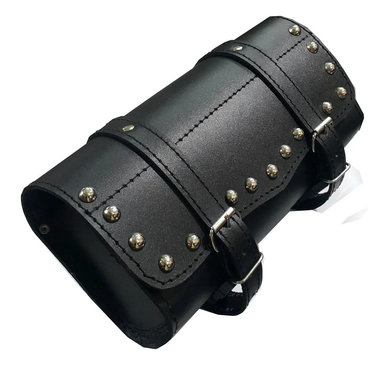 HMB-3022B TOOLS FORK BAG LEATHER BLACK MOTORCYCLE BAGS TRAVEL LUGGAGE MOTORBIKE PANNIER TOOLBAG