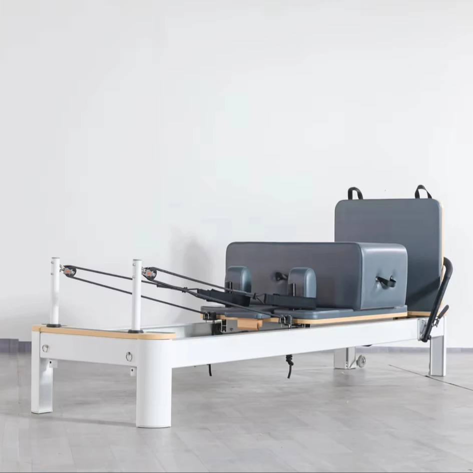 Pilates Reformer Aluminum reformer equipment aluminum alloy core bed portable pilates reformer