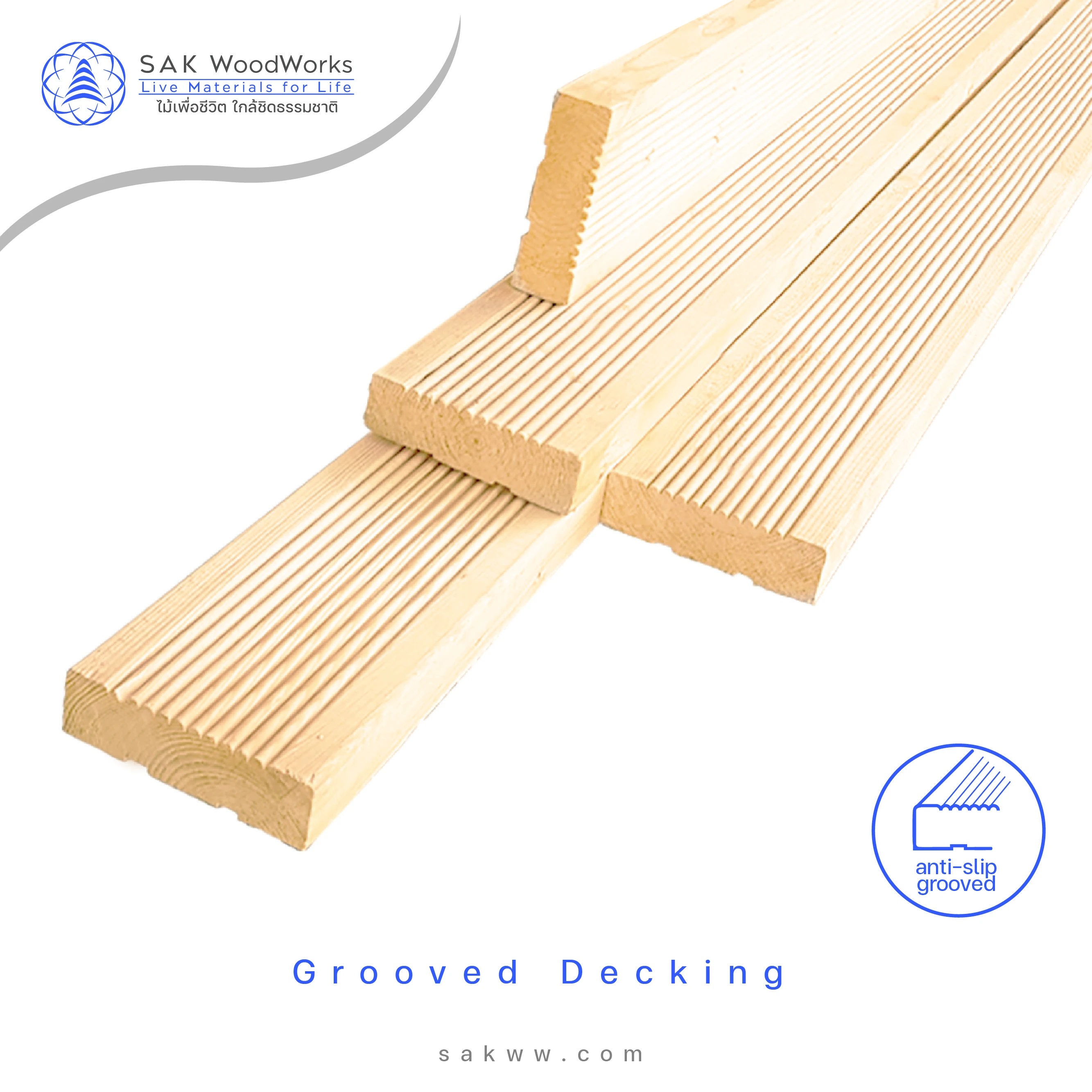 Affordable Durable Norther Russian Pine Spruce Timber Wood Decking Perfect for Any Outdoor Project 36x96x6000mm SAK WoodWorks