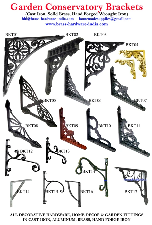 Shelf  Mandir Bracket Antique Cast Iron  & Supports Corner Shelf Brackets Corner Brackets