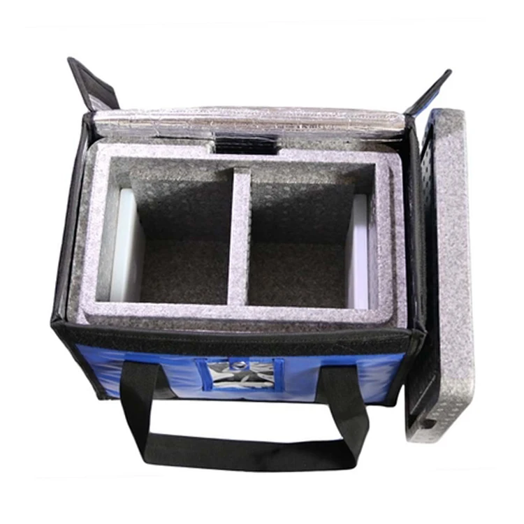 Popular Reusable EPP Heat Barrier Cooler bag Box for Logistics Cold Chain Transportation