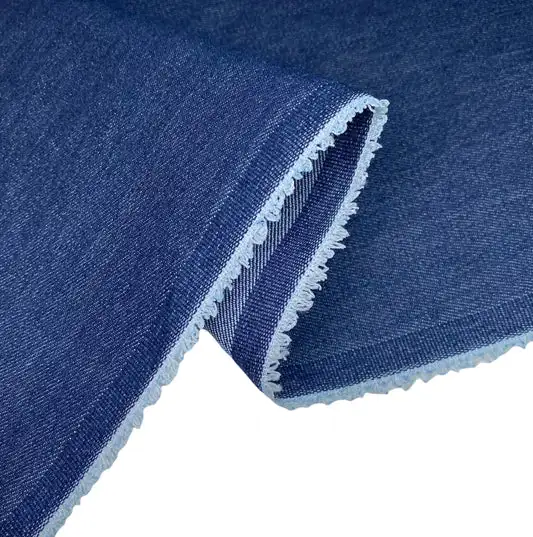 Wholesale Ready Stock Cotton Denim Yarn Dyed Denim Fabric Jeans Fabric For Coats and Pants
