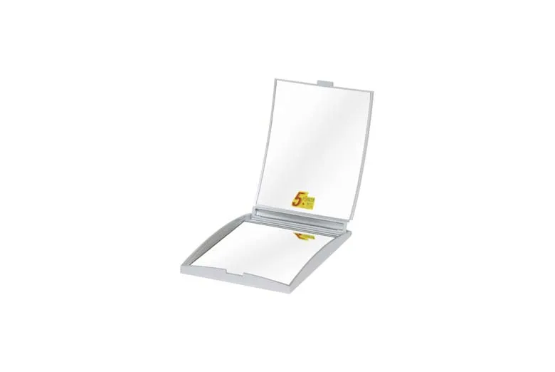 Square Shaped Standing Makeup Table Mirror Foldable Plastic Desktop Makeup Mirror New Design 2022