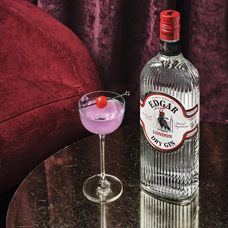 Premium line Top Quality Made in Italy Dry Gin Edgar Sopper 6 x Bottle 100cl ideal for minibar and hotels ready for export